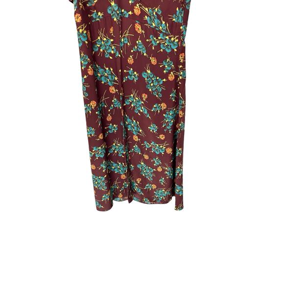 Betsey Johnson Y2K Vintage Black Label Ruffle Caped Silk Slip Dress Size 6 - Picture 5 of 14